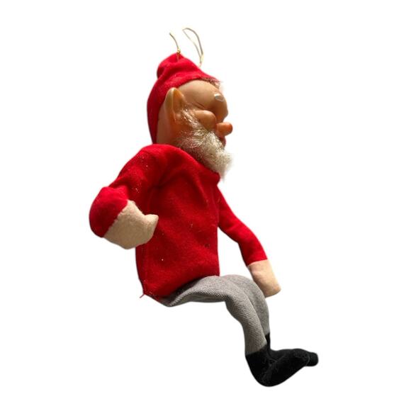 Grandpa Elf Christmas Knee Hugger Teeth Smile On The Shelf W/Japan Sticker - Picture 3 of 8